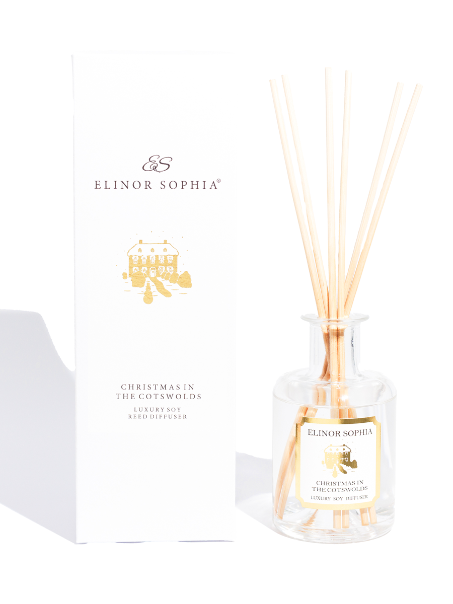 ELINOR SOPHIA | CHRISTMAS IN THE COTSWOLDS | LUXURY SOY REED DIFFUSER ...